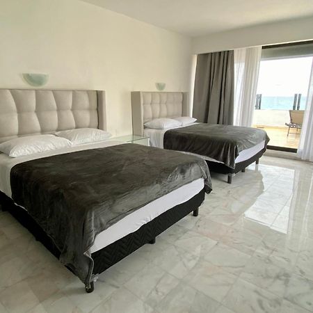 Condo In Ocean Front Resort Cancún Chambre photo