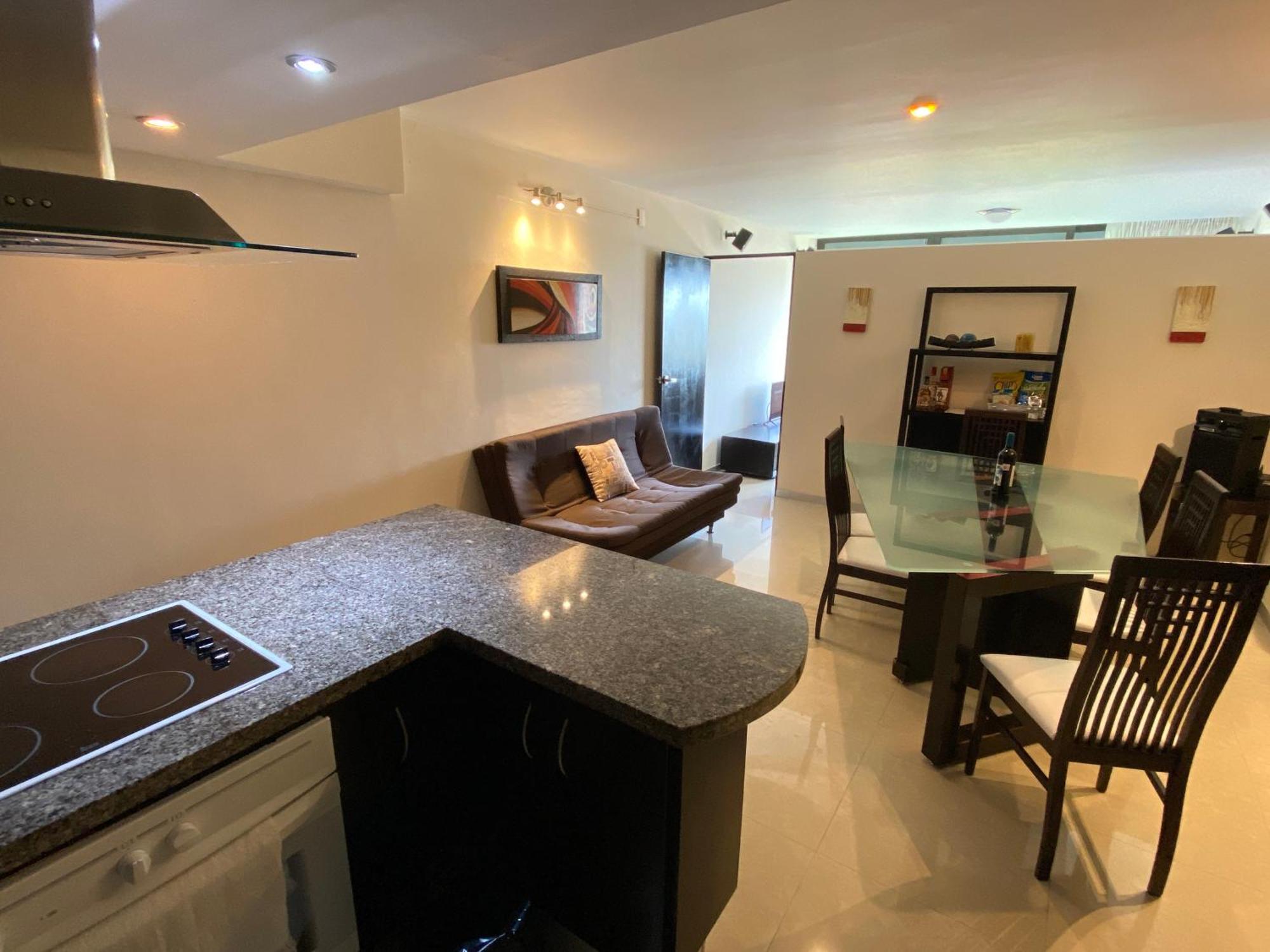 Condo In Ocean Front Resort Cancún Chambre photo