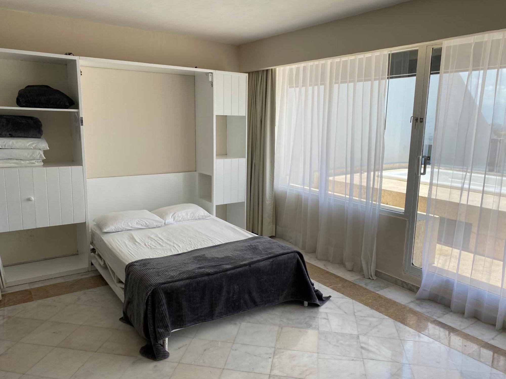 Condo In Ocean Front Resort Cancún Chambre photo
