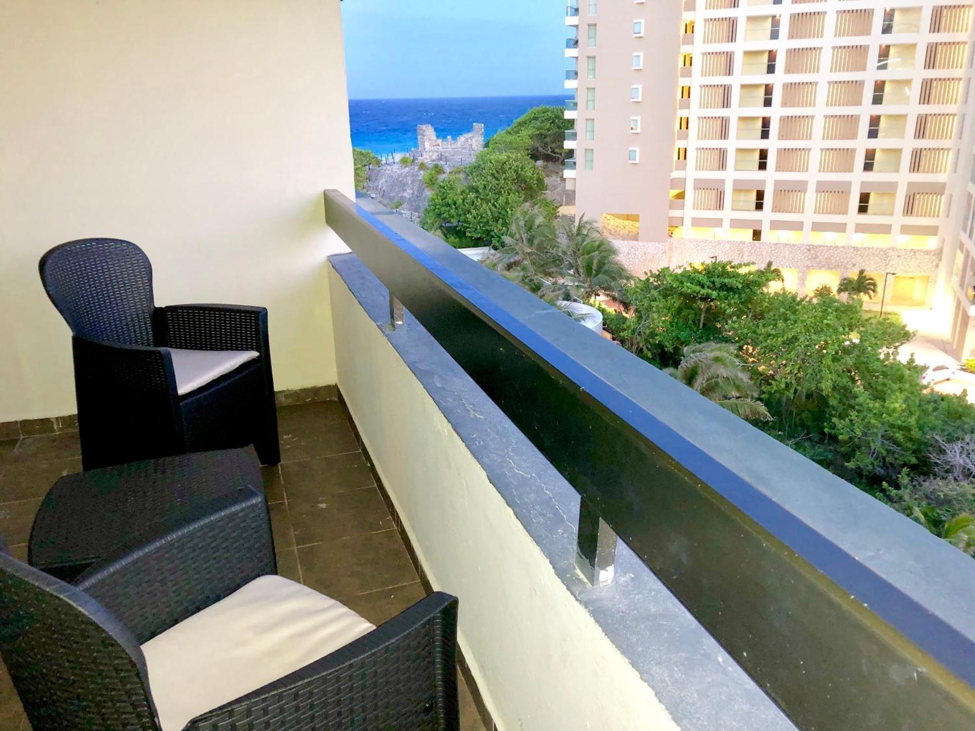 Condo In Ocean Front Resort Cancún Chambre photo