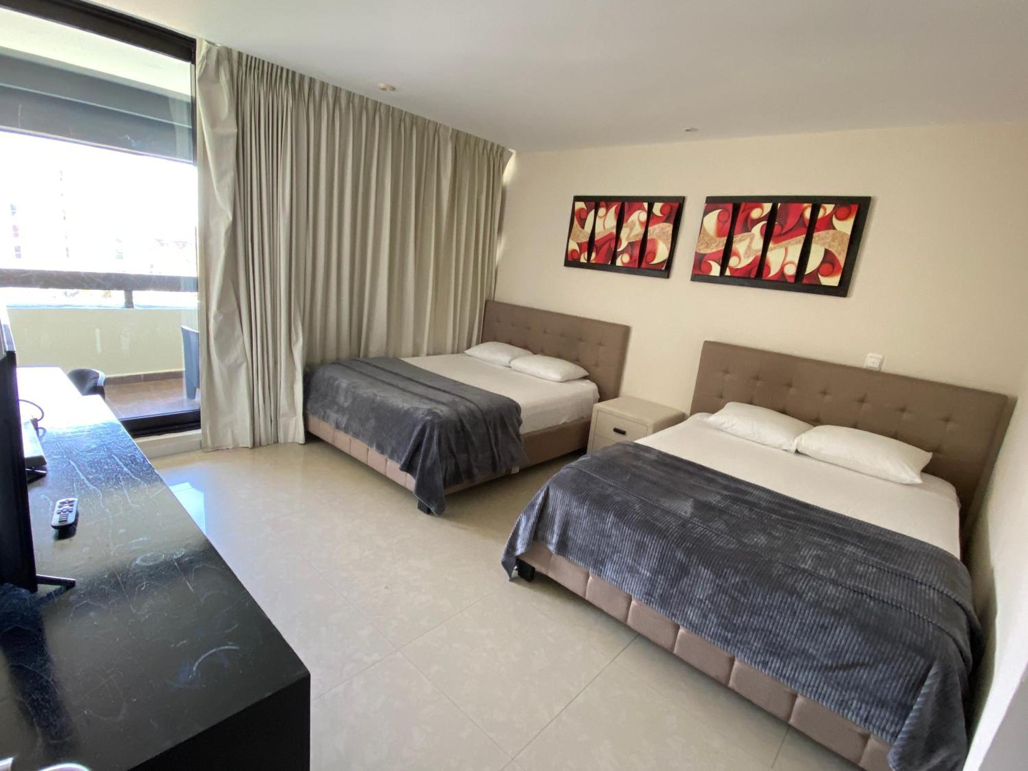 Condo In Ocean Front Resort Cancún Chambre photo