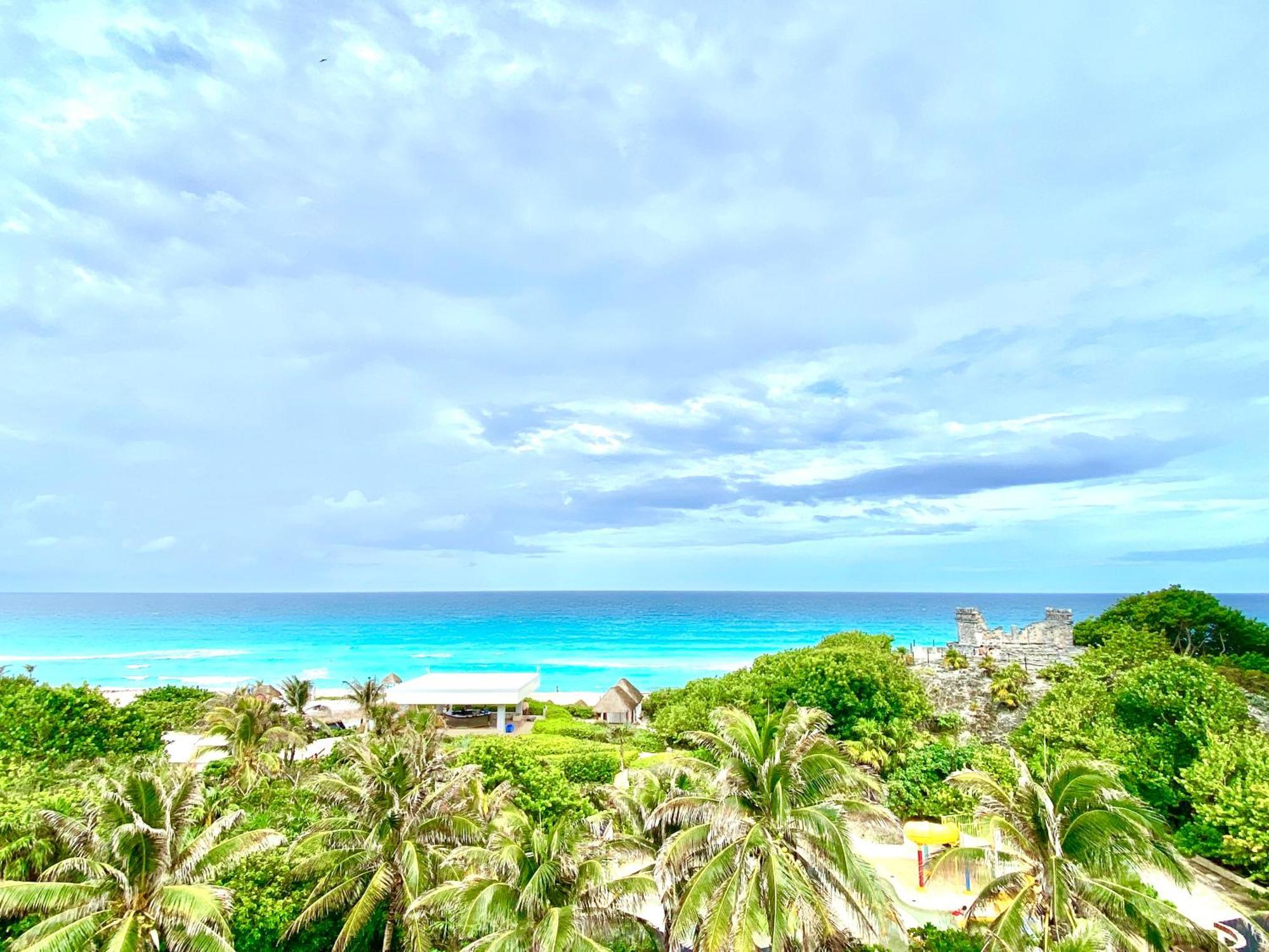 Condo In Ocean Front Resort Cancún Chambre photo
