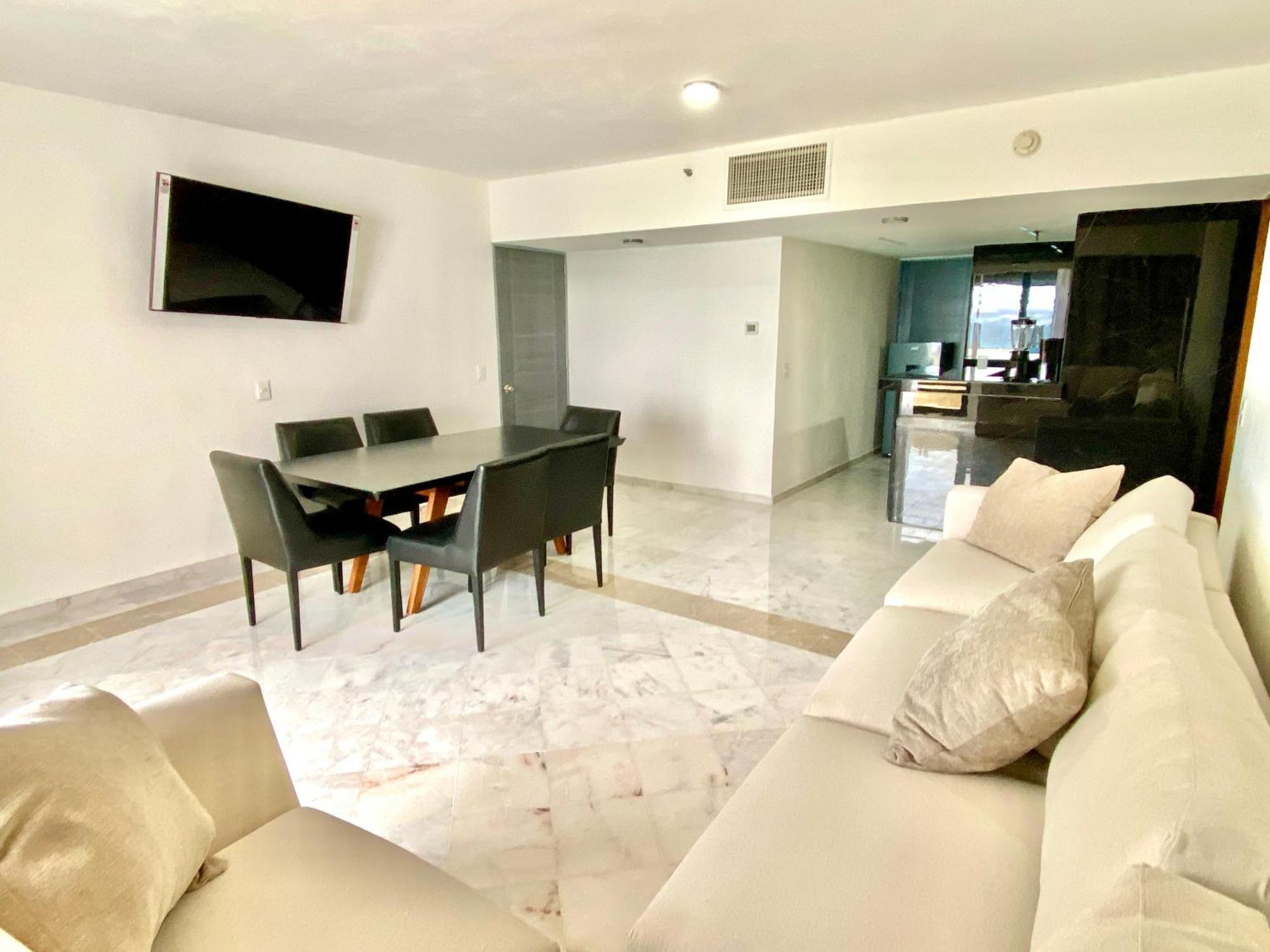 Condo In Ocean Front Resort Cancún Chambre photo