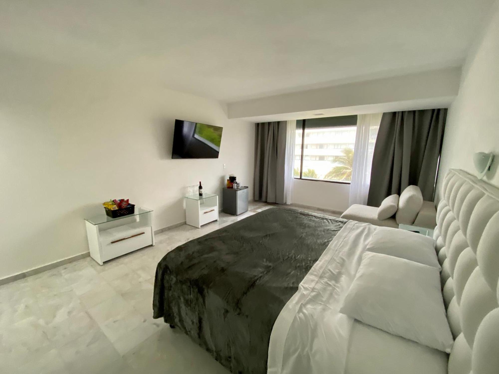 Condo In Ocean Front Resort Cancún Chambre photo